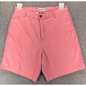 SaddleBred 32W Pink Chino Shorts Mens Flat Front Preppy Golf Summer